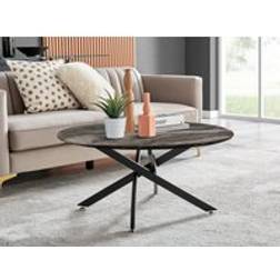 Furniturebox Novara Round Effect Top Coffee Table