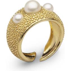 CU Jewellery Pearl Bubble Ring - Guld