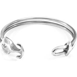 Anchor & Crew Delta Anchor Silver Bangle