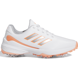 Adidas Scarpe da Golf ZG23 Lightstrike - Cloud White/Silver Metallic/Coral Fusion