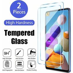 Shein Protective Glass Screen Protector for Galaxy A12 2-Pack