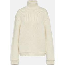 Tom Ford Damen Strickpullover mit Alpakawolle offwhite