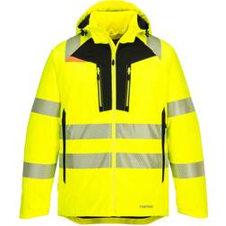 Portwest DX4 hi-vis vinterjakke Gul/Sort Størrelse: XXXL