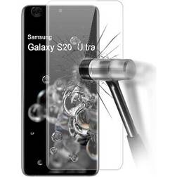 MTP Products Samsung Galaxy S20 Ultra Skærmbeskyttelse Hærdet Glas 9H, 0.3mm Klar