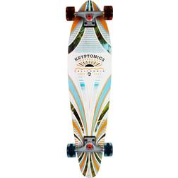 Kryptonics Kryptonics 36" Longboard Rad Rays, Tan/Blue/Green