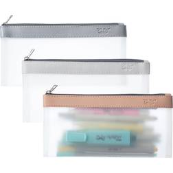 Mr. Pen Clear Pouch 3 Pack Clear Case Bags Clear Pouch