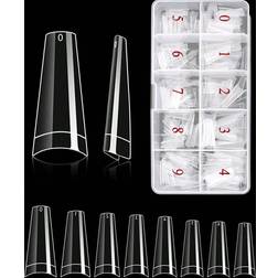 Shein 500pcs Half Cover False Nails Press on Nails Tips Long