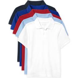 The Children's Place Kid's Uniform Pique Polo 5-pack - Multi Clr (3028583_BQ)