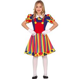 Fiestas Guirca Clown Dress Children Carnival Costume