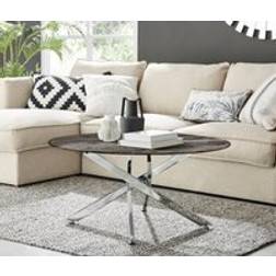 Furniturebox Novara Round Effect Top Coffee Table