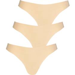 HUGO 3er-Set Stringtangas 50492489 Beige
