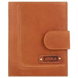 Mika Leather Wallet - Cognac