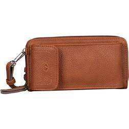 Tom Tailor ela long zip wallet geldbörse cognac terracotta