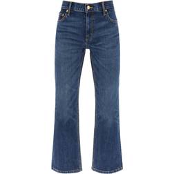 Tory Burch Cropped Flared Jeans