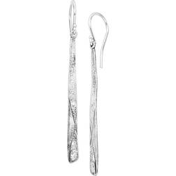 Silpada Silpada 'Stick To It' Vertical Bar Drop Earrings in Oxidized Sterling Silver White