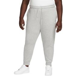 Nike Women's Sportswear Club Fleece Mid-Rise Jogger Pants Plus in Grey, 3X DV5085-063