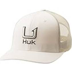 Huk Herren Mesh Trucker Snapback Hat Blendfreie Fischerhut Mütze, Barb U – Khaki, Einheitsgröße