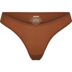 SKIMS Fits Everybody Dipped Front Thong - Bronze