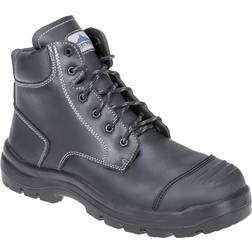 Portwest Clyde Sicherheitsstiefel S3 HRO CI HI FO, Größe: 48, Farbe: Schwarz, FD10BKR48