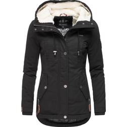 Marikoo Marikoo Winterjacke Schwarz Parka für Damen