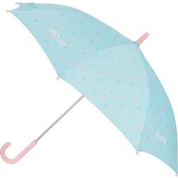 Moos Manueller Regenschirm, 8 Paneele, Metallstäbe, bequem und vielseitig, Qualität und Stärke, 48 cm, Material Polyester, Türkisblau, Blau/Türkis, Estándar, Lässig