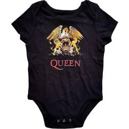 Queen Classic Crest Babygrow Bodysuit - Schwarz