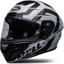 Bell Race Star Flex DLX Labyrinth, casque intégral couleur: Noir/Blanc taille: