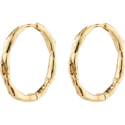 Pilgrim Eddy Large Hoops - Gold