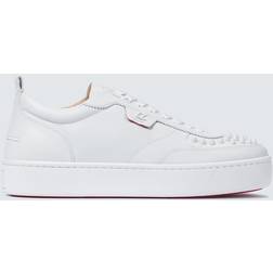 Christian Louboutin White Happyrui Spikes Sneakers W256 BIANCO/BIANCO IT