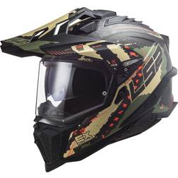 LS2 motocrosshelm Explorer Extend Military green 06