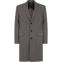 Dolce & Gabbana Single-Breasted Herringbone Coat - Grey