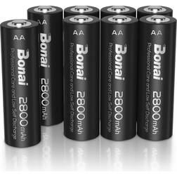 Bonai AA Rechargeable Batteries 8-pack