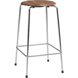 Fritz Hansen Dot Walnut Chrome Barhocker 65cm