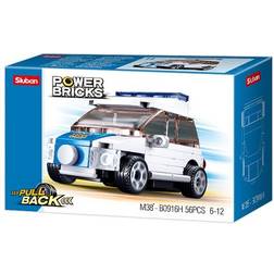 Sluban Pull-Back Police Car
