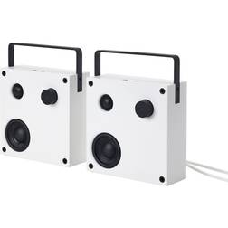 IKEA VAPPEBY Bluetooth högtalare, vit/set
