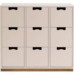 Asplund Snow B3 bureau Commode 90x84cm