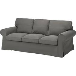 Ikea Ektorp Hakebo Dark Grey Sofa 218cm 3-Sitzer