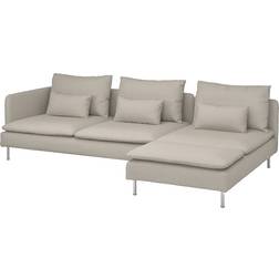 IKEA Soderhamn Light Beige Soffa 285cm 3-sits
