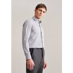 Seidensticker Herren Business Hemd Slim gray