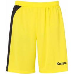 Kempa Herren Peak Shorts, limonengelb/Schwarz