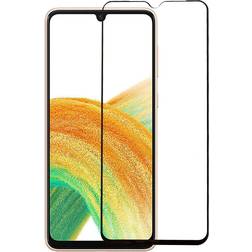 MAULUND Samsung Galaxy A34 5G Hærdet Glas Skærmbeskyttelse Full-Fit Sort Kant