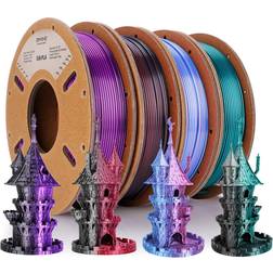 Eryone Dual Color Silk PLA 1.75mm 250g 4-Pack