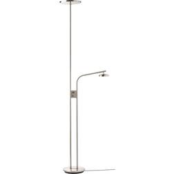 IKEA ISJAKT LED uppljus/läslampa, dimbar/förnicklad Golvlampa