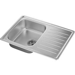 IKEA FYNDIG Einbauspüle, 1 Becken/Abtropffläche