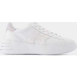 Hogan Rebel H564 Allacciato Sneakers aus weißem Leder white