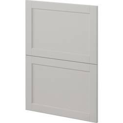 IKEA METOD 2 fronter för diskmaskin, Lerhyttan ljusgrå 60 cm