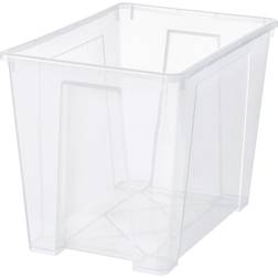 IKEA SAMLA Transparent Förvaringslåda 65L