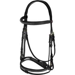 Horze Constance Padded Flash Bridle Black unisex
