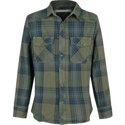 Brandit Checkshirt Flanellhemd grün/blau M, XXL, 3XL, 4XL, 6XL, 7XL