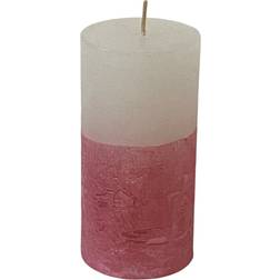 Geri of 4 Two-Tone Pillar Candle 4pcs